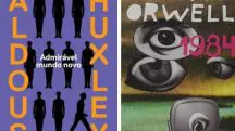 Capas de Admirável Mundo Novo e 1984