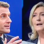 Os partidos de Macron e Marine Le Pen disputam a governança do país | Foto: Reprodução/Twitter/X