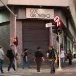 Fachada do Café Girondino no Centro Histórico de São Paulo
