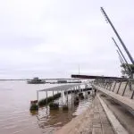 Orla de Porto Alegre no Lago Guaíba
