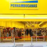 Lojas Pernambucanas, amarela e azul