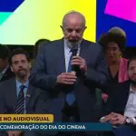Lula discursa durante ato em homenagem ao Dia do Cinema Brasileiro e de Anúncios para o Setor Audiovisual