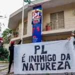 Integrantes do MST vandalizaram a sede do PL, em São Paulo, na quarta-feira, 5 de junho