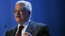 Mahmoud Abbas, líder palestino durante Fórum Econômico Mundial