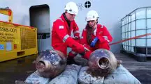 Carga de navio naufragado encontrado em Israel