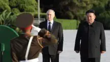 Encontro Vladimir Putin e Kim Jong-un em Pyongyang