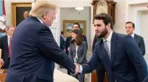 Donald Trump e Filipe Martins