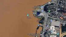Atualização das imagens de satélite da plataforma mostra a dimensão das enchentes em Porto Alegre | Foto: Reprodução/Google Maps