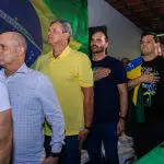 Políticos e aliados do PL se reuniram em Vila Velha para demonstrar apoio ao ex-secretário de Segurança Pública | Foto: Divulgação/PL