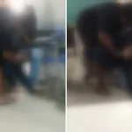 Momento em que aluno agride professor em sala de aula no Paraná | Foto: Reprodução/IG