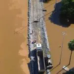 Corredor humanitário foi construído no início das enchentes | Foto: Reprodução/Prefeitura de Porto Alegre