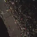 Vista aérea da cracolândia