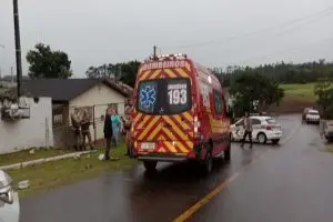 Apesar dos esforços, a morte do trabalhador foi confirmada ainda no local pela equipe de socorro | Foto: Divulgação/Corpo de Bombeiros Militar de Santa Catarina