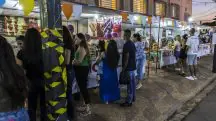 Festa Junina no centro de Marília