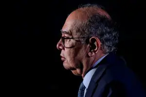 O ministro Gilmar Mendes, durante entrevista em seu gabinete - 23/02/2024 | Foto: Valter Campanato/Agência Brasil