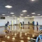 limpeza no aeroporto de porto alegre