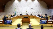 Plenário do STF durante sessão