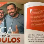 Guilherme Boulos e Toninho Vespoli - publicação Revista da Gente