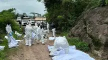 Cinco dos corpos apresentavam ferimentos causados por disparos de arma de fogo | Foto: Divulgação/Chiapas State Prosecutor Office