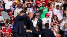 O ex-presidente dos Estados Unidos Donald Trump foi vítima de um atentado neste sábado, 13 | Foto: Reuters
