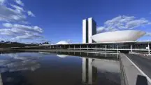 Fachada do Congresso Nacional, a sede das duas Casas do Poder Legislativo brasileiro, em alusão à nota do PL da Dosimetria | Foto: Jefferson Rudy/Agência Senado; 6x1