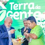 Presidente Lula em apresentação do Programa Terra da Gente para a Reforma Agrária, no Palácio do Planalto