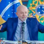 Presidente da República, Luiz Inácio Lula da Silva, durante entrevista a correspondentes internacionais, no Palácio da Alvorada, em Brasília (DF)