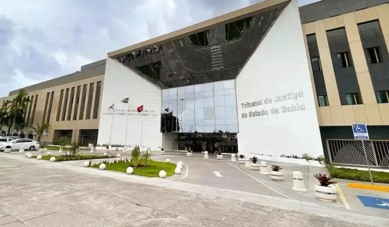 Entrada principal do Tribunal de Justiça da Bahia (TJ-BA) | TJ-BA