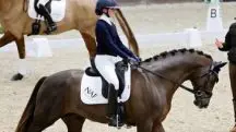 Imagem de Charlotte Dujardin em cima de um cavalo