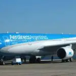 Imagem de avião da Aerolíneas Argentinas