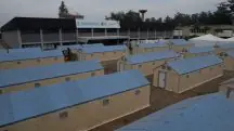 Casas modulares cidade provisória Canoas