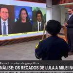 Funcionária da limpeza entra acidentalmente em cenário da GloboNews durante transmissão ao vivo