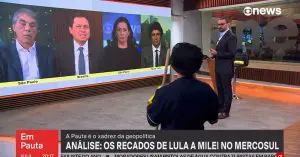 Funcionária da limpeza entra acidentalmente em cenário da GloboNews durante transmissão ao vivo