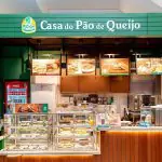 Fachada de barraca da Casa do Pão de Queijo