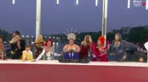 Paródia A Última Ceia drag queens Abertura Paris 2024