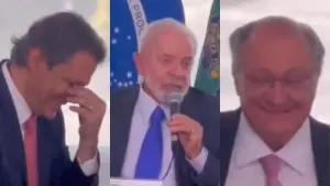 Montagem de Fernando Haddad, Lula e Geraldo Alckimin