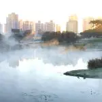 Frente fria atinge Curitiba