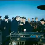Harry Hopkins e Franklin Roosevelt em Saki, depois de Yalta