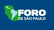 Logo do Foro de São Paulo, movimento de esquerda que parabenizou Nicolás Maduro pela vitória na eleição da Venezuela