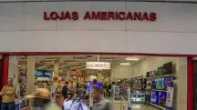 Fachada das Lojas Americanas na região central de São Paulo