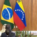 Evento realizado no Palácio do Planalto, em 29 de maio de 2023; na ocasião, Lula deu alguns conselhos ao ditador Nicolás Maduro | Foto: Reprodução/Redes sociais