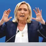 Marine Le Pen garantiu que seu governo respeitará as regras constitucionais de convivência com o presidente Emmanuel Macron