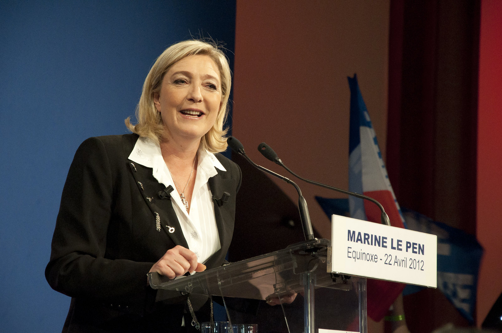 Marine Le Pen, líder da direita na França