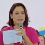 Michelle Bolsonaro discursa em evento do PL Mulher