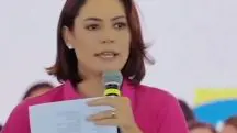 Michelle Bolsonaro discursa em evento do PL Mulher