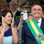 Michelle e Jair Bolsonaro na posse