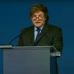 Javier Milei participou da CPAC Brasil 2014 — conferência conservadora realizada em Balneário Camboriú (SC); g20