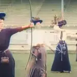 Mulheres competindo na Olimpíada de Londres 1908