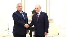 Orbán, da Hungria, se encontra com o russo Putin em Moscou
