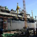 Estaleiro da Petrobras em Niterói